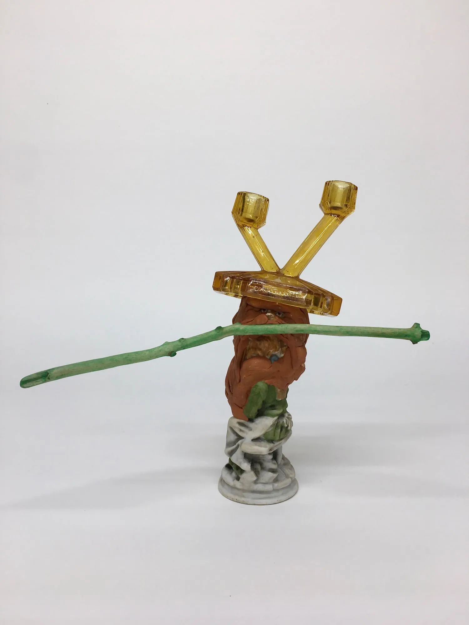 bestfriendbitch_epoxyputtybrokenceramicsdriftwoodglasscandleholderandacrylicpaint_32x16x30_2017